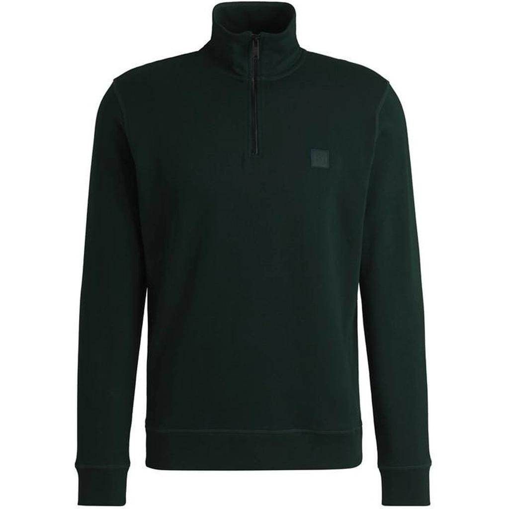 Hugo Boss Zetrust Zip-Neck Sweatshirt - Green